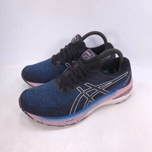 Asics GT-2000 10 Athletic Lace Up Running Shoes Womens Size 8 1012B045 Blue